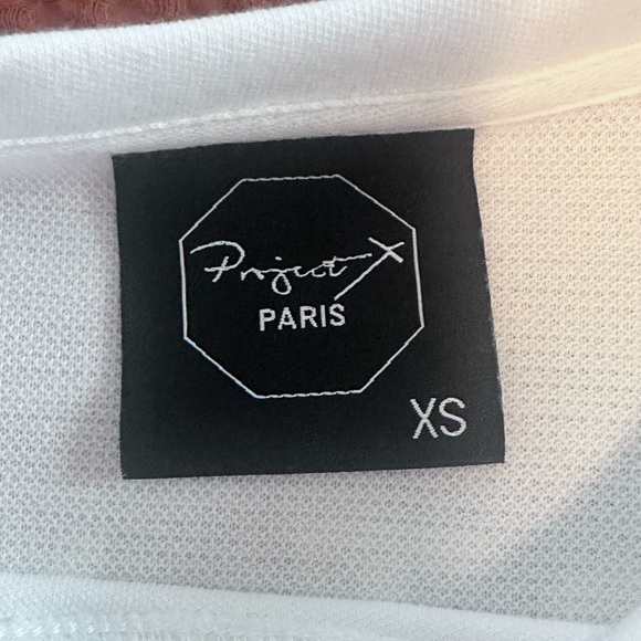 Project X Paris White TShirt with Front Pocket Streetwear - Picture 11 of 12